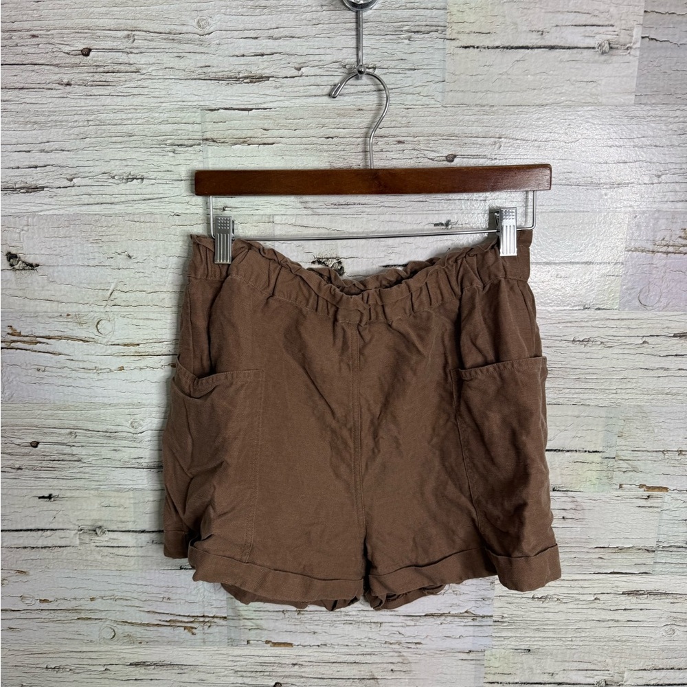 Aritzia Wilfred Free Jessica Short brown size medium linen blend